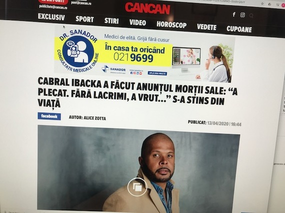 DERAPAJ. Cabral, "omorât" de Cancan: "A făcut anunţul morţii sale!"