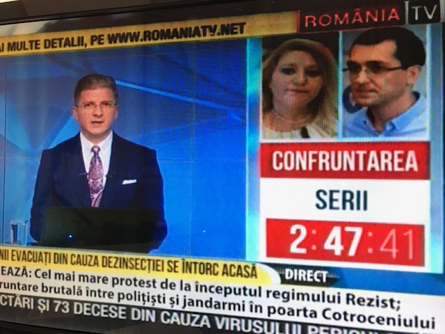 FAKE-PROMO la România TV. A fost confruntarea serii cu Şoşoacă şi Vlad Voiculescu?