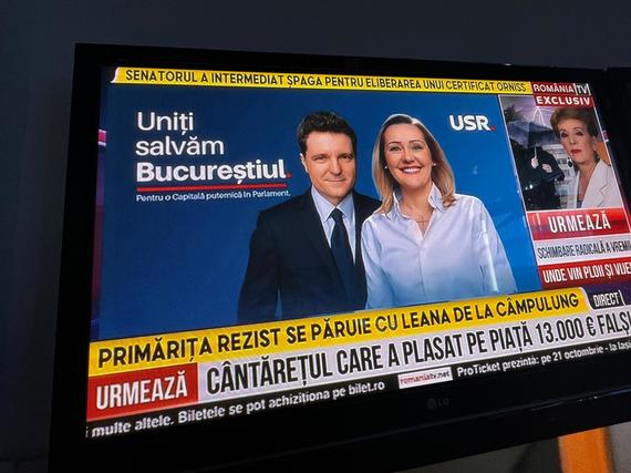 RTV ŞI CANDIDAŢII. Pentru România TV, Elena Lasconi este "Leana de la Câmpulung"