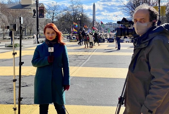 INTERVIU. Reporter la învestirea lui Joe Biden. Ramona Avramescu, TVR: „Era şocant să vezi pe străzi militari de la Garda Naţională”