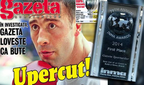 Gazeta Sporturilor, premiată internaţional pentru campania de marketing a anchetei Gala Bute
