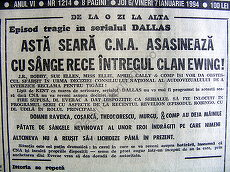 DIN ARHIVĂ. Presa, scandalizată de o decizie CNA la începutul anilor `90: „CNA asasinează cu sânge rece întregul clan Ewing”