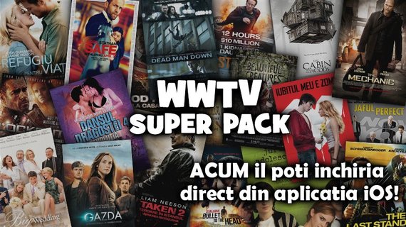 (P) SuperPack cu 50 de filme, acum şi prin aplicaţia IOS. Printre titlurile WWTV: Jaful perfect, Taken şi The Expendables - Eroi de sacrificiu