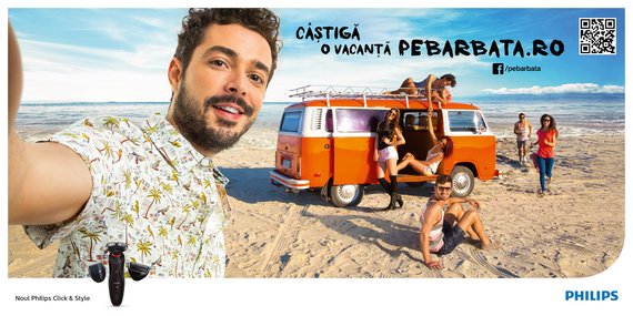 (P) VIDEO. "Pe barba mea" by Marius Moga te provoaca la o vara pe barba ta!  O campanie Philips si Ogilvy & Mather
