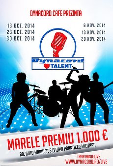 PARTENERIAT. Concurs de tinere talente: 1000 de Euro - premiul pentru cel mai talentat artist Dynacord