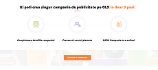(P) OLX, serviciu pentru antreprenorii care vor să îşi promoveze afacerea. Îşi pot gestiona singuri propriile campanii de publicitate