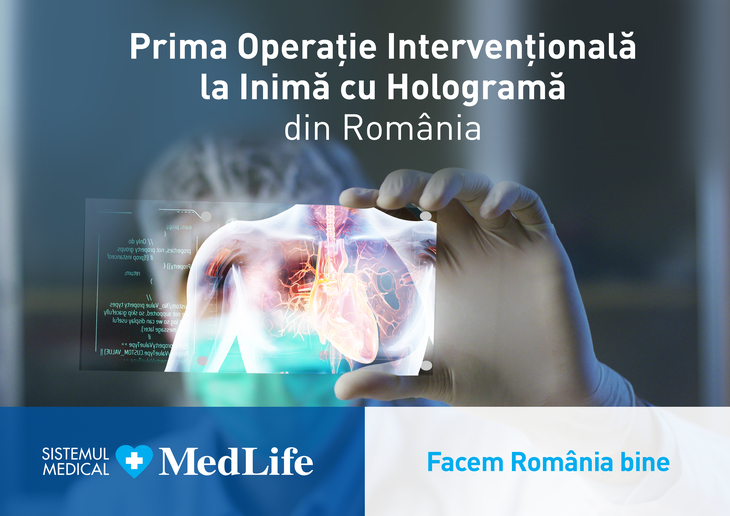 (P) MedLife transmite prima operaţie intervenţională la inimă cu hologramă din România