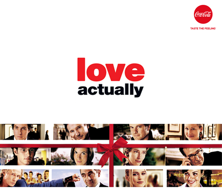 (P) Filmul fără pauze publicitare – surpriza Coca-Cola de Crăciun. Pe 26 decembrie, Antena 1 difuzează Love actually neîntrerupt de publicitate