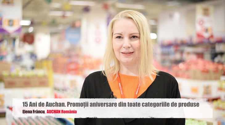 Proiect Special. REPORTAJ VIDEO. Promoţii cu miile la 15 ani de Auchan. Aniversarea, într-un material filmat