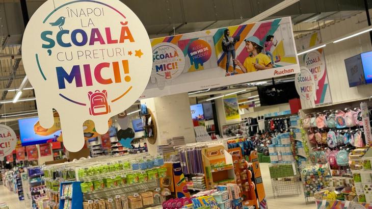 GALERII FOTO. Back to school: Tot ce ai nevoie pentru noul an şcolar în galerii foto! Preţuri care pornesc şi de la 50 de bani la pixuri şi 30 de lei la ghiozdane. Oferta Auchan (PROIECT SPECIAL)