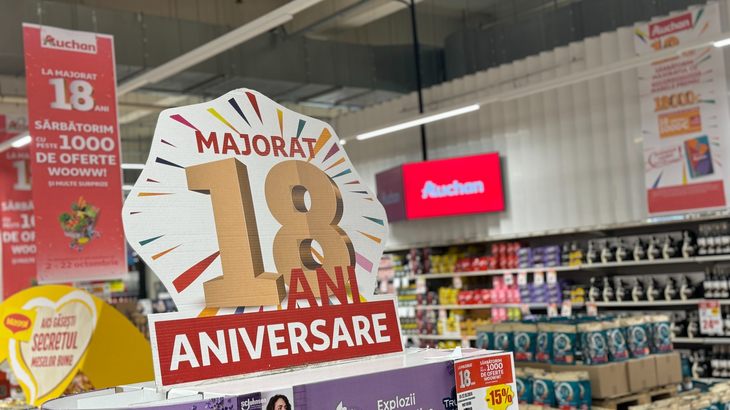 FOTO. Ofertele la 18 ani de Auchan în imagini. Majoratul cu reduceri în GALERII FOTO (Proiect Special)