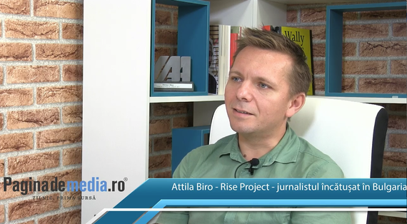 VIDEO. Attila Biro, jurnalistul Rise Project încătuşat în Bulgaria, la PaginademediaLIVE