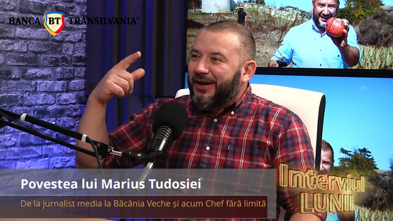 Interviul Lunii. Povestea lui Marius Tudosiei: de la jurnalist media, la Băcănia Veche şi acum Chef fără limite