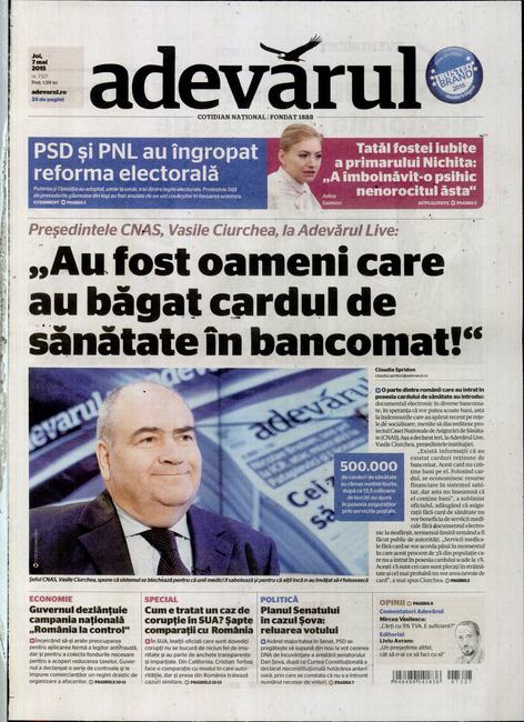 PRESA DE AZI. Adevărul: "Au fost oameni care au băgat cardul de sănătate în bancomat!"