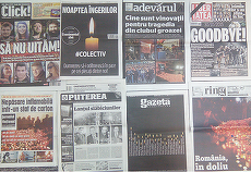PRESA DE AZI, în doliu. EVZ: „Noaptea îngerilor", Click: „Să nu uităm”, Gazeta Sporturilor, copertă emoţionantă