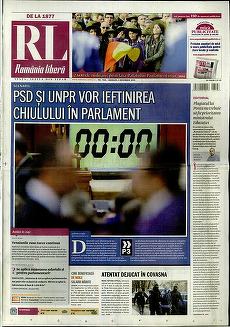 PRESA DE AZI. România liberă: PSD şi UNPR vor ieftinirea chiulului în Parlament