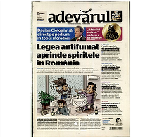 PRESA DE AZI. Adevărul: "Legea antifumat aprinde spiritele în România"