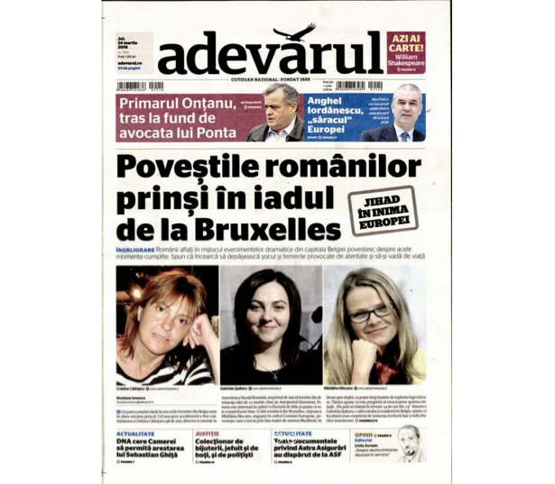 PRESA DE AZI. Adevărul: Poveştile românilor prinşi în iadul de la Bruxelles