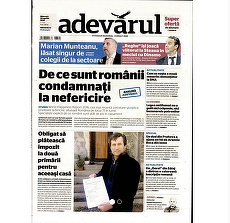 PRESA DE AZI. Adevărul: "De ce sunt românii condamnaţi la nefericire"