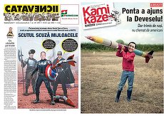 Ziarele de satiră, despre scutul antirachetă de la Deveselu. Caţavencii: "Scutul scuză mijloacele"