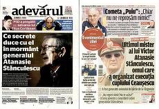PRESA DE AZI. Doi generali, unul mort şi altul al unei „armate moarte”, ţin primele pagini ale ziarelor