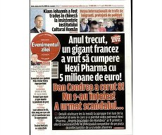 PRESA DE AZI. EVZ continuă teoria conspiraţiei în cazul Hexi. Scandalul ar fi izbucnit după ce Condrea ar fi refuzat să vândă firma