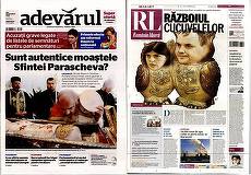 PRESA DE AZI. Întrebarea zilei, în Adevărul: “Sunt autentice moaştele Sfintei Parascheva?”