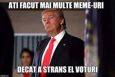 FOTO. Alegerile din SUA trec, glumele rămân. Meme-uri şi GIF-uri cu Trump au inundat reţelele sociale