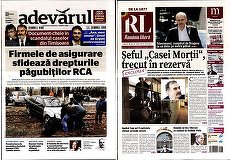PRESA DE AZI. Adevărul: „Firmele de asigurare sfidează drepturile păgubiţilor RCA”