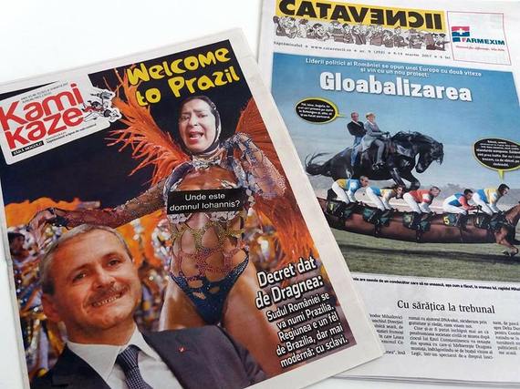 PRESA DE AZI. Ziarele de satiră: „Prazilia” lui Dragnea şi fenomenul „Gloabalizării”. De 8 martie, femeile din ziarele de azi