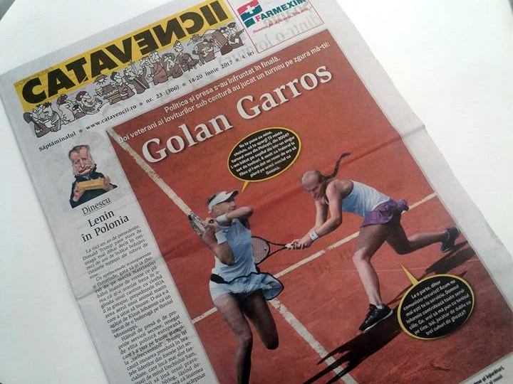 PRESA DE SATIRĂ. Caţavencii: Băsescu şi CTP s-au duelat în finala de la "Golan Garros"