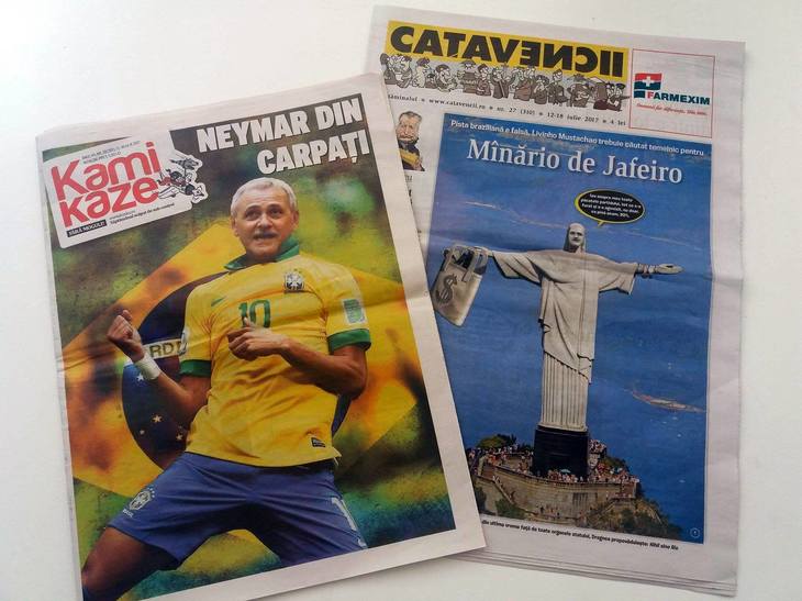 PRESA DE SATIRĂ. Livinho Mustachao, Neymar din Carpaţi