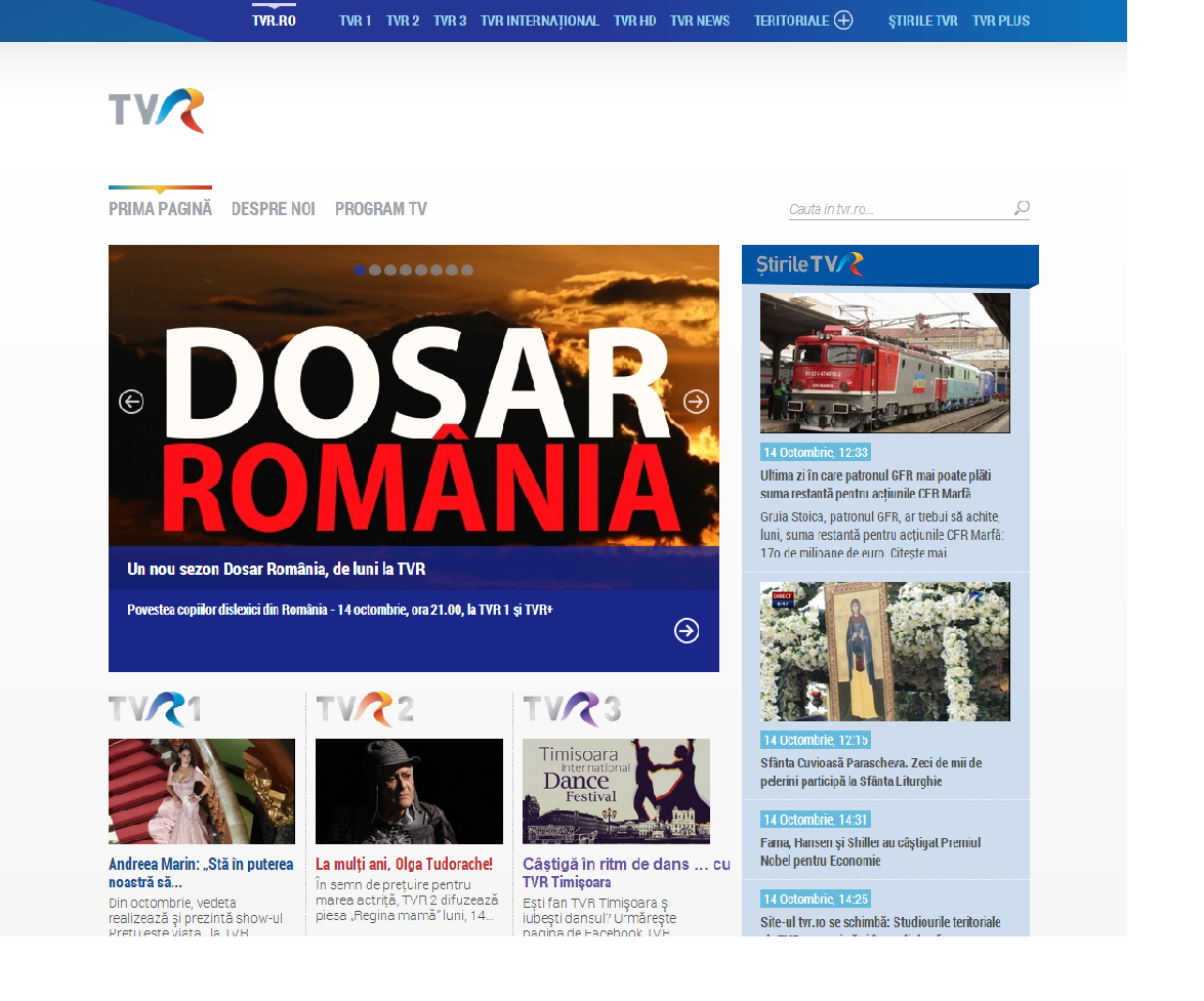 site nou tvr.ro