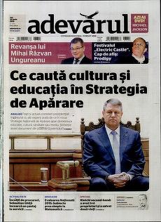 PRESA DE AZI. Klaus Iohannis, Sebastian Ghiţă şi MRU îşi împart primele pagini ale ziarelor quality: România liberă cu Ghiţă, EVZ cu MRU, Adevărul cu Iohannis