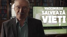 VIDEO. Rebengiuc, actor într-un clip provaccinare al Ministerului Sănătăţii. Mîndruţă şi Maria Coman, endorseri pe site