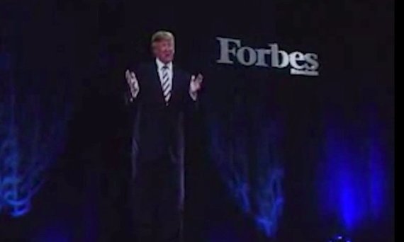 VIDEO INEDIT. Holograma lui Donald Trump la lansarea Forbes România. Acum şapte ani