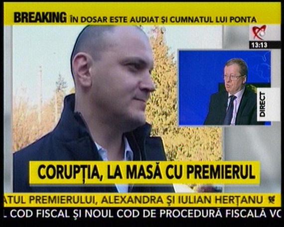 BURTIERĂ LA MINUT. "Corupţia, la masă cu premierul". Patronul România TV, Sebastian Ghiţă, la DNA.