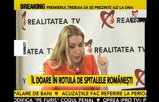 BURTIERĂ LA MINUT. Realitatea TV, despre Ponta: Îl doare în rotulă de spitalele româneşti