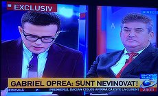 GALERIE FOTO. Gabriel Oprea la Mihai Gâdea, în burtiere. Ce s-ar fi înţeles cu sonorul oprit?
