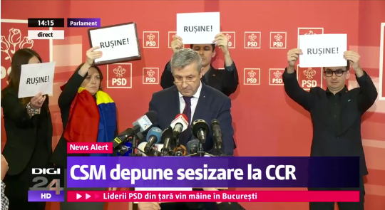 Declaraţiile ministrului Iordache, pe TV. B1: Nu vrea pancarte cu Ruşine. România TV: Intoxicarea iohanniştilor