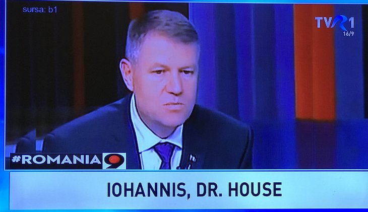 ZAPPING. TVR, burtiere ironice la adresa preşedintelui: Iohannis, Dr. House. Cine-mparte, case-şi face