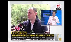 BURTIERA LA MINUT. Realitatea TV: Ghiţă, „Prins noaptea ca hoţii”