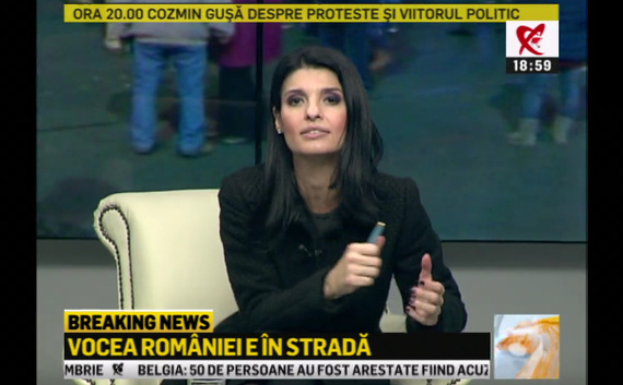 Ora 19.00. Protestele la TV, pe toate posturile. Pensii la România TV, ca la aproape toate protestele