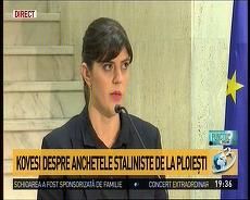 BURTIERĂ LA MINUT. Ce titluri au pus posturile de ştiri pe declaraţiile lui Kovesi. Pentru Antena 3, anchetele de la Ploieşti sunt "staliniste"