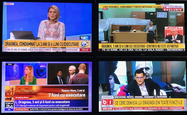 BURTIERĂ LA MINUT. Condamnarea lui Dragnea, în burtiere. România TV a punctat că "nu e definitivă"