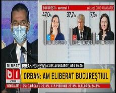 Ora 21.00 în burtiere. Burtierele posturilor de ştiri pe victoria lui Nicuşor Dan în lupta cu Gabriela Firea