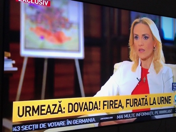 BURTIERE. Firea, în direct şi înregistrată pe România TV şi Antena 3. Burtiere despre cum a fost furată la vot