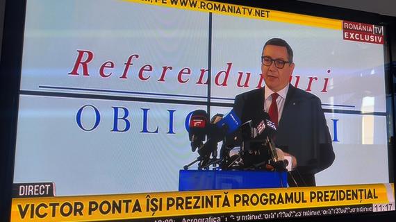 BURTIERĂ LA MINUT. Programul prezidenţial al lui Victor Ponta, în direct, pe larg, (doar) la România TV. "Punem România pe primul loc"