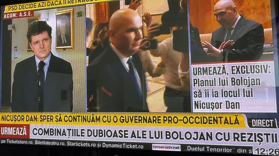 BURTIERĂ LA MINUT. Nicuşor Dan despre criza politică, în titluri. România TV, cel mai virulent la adresa premierului "combinaţii dubioase cu reziştii"
