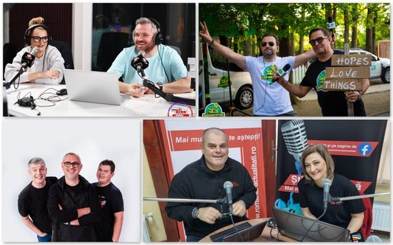 Cel mai ascultat matinal radio din România adună peste 1,3 milioane de români. Cum arată clasamentul emisiunilor de dimineaţă